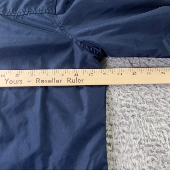 Walt Disney World Windbreaker Jacket Womens Large Blue Mickey Hooded Full Zip - Picture 5 of 11